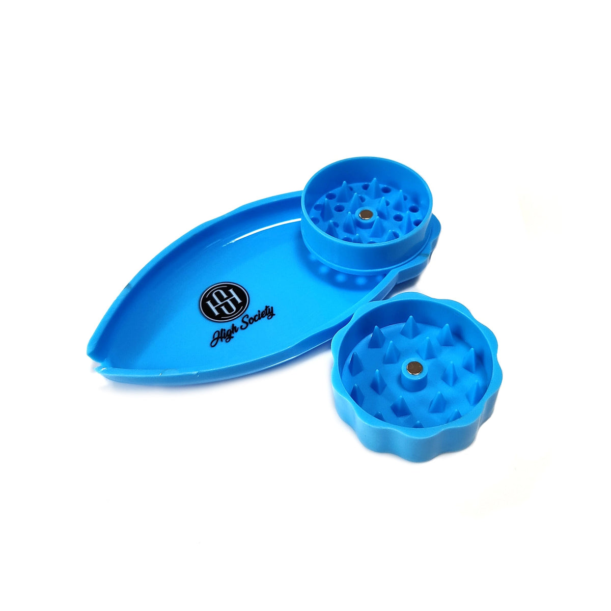 High Society Mini Rolling Tray Grinder Combo