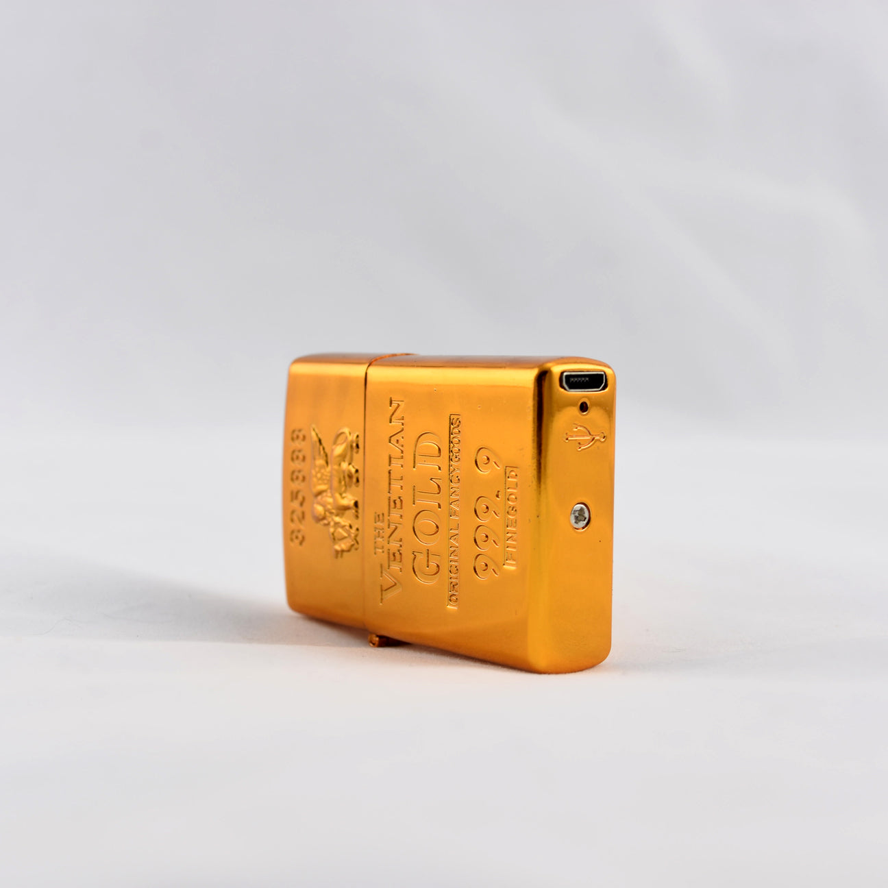 Gold Brick Rechargeable Windproof Lighter 🔥