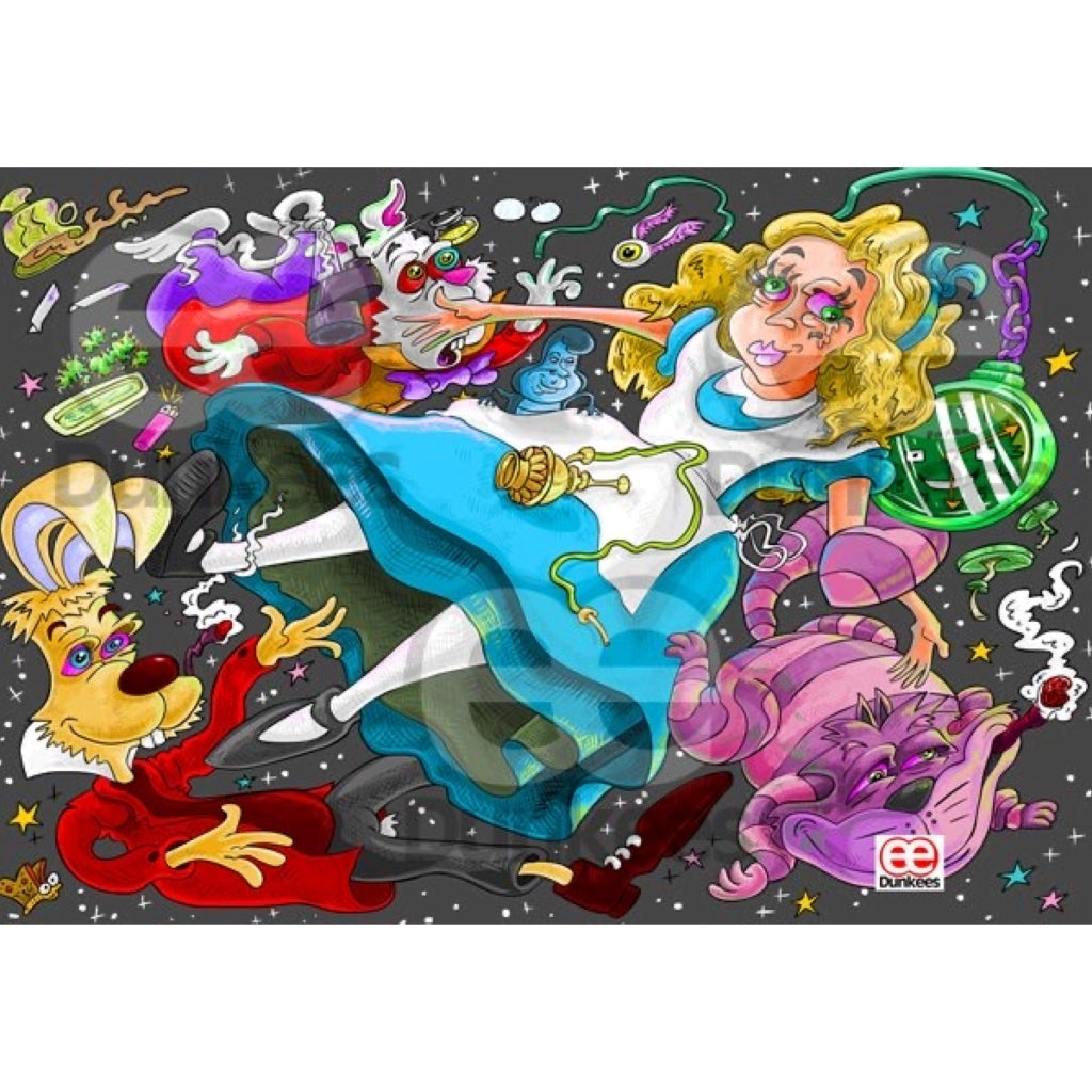 Dunkees Down the Hole Butane Dab Torch Artwork