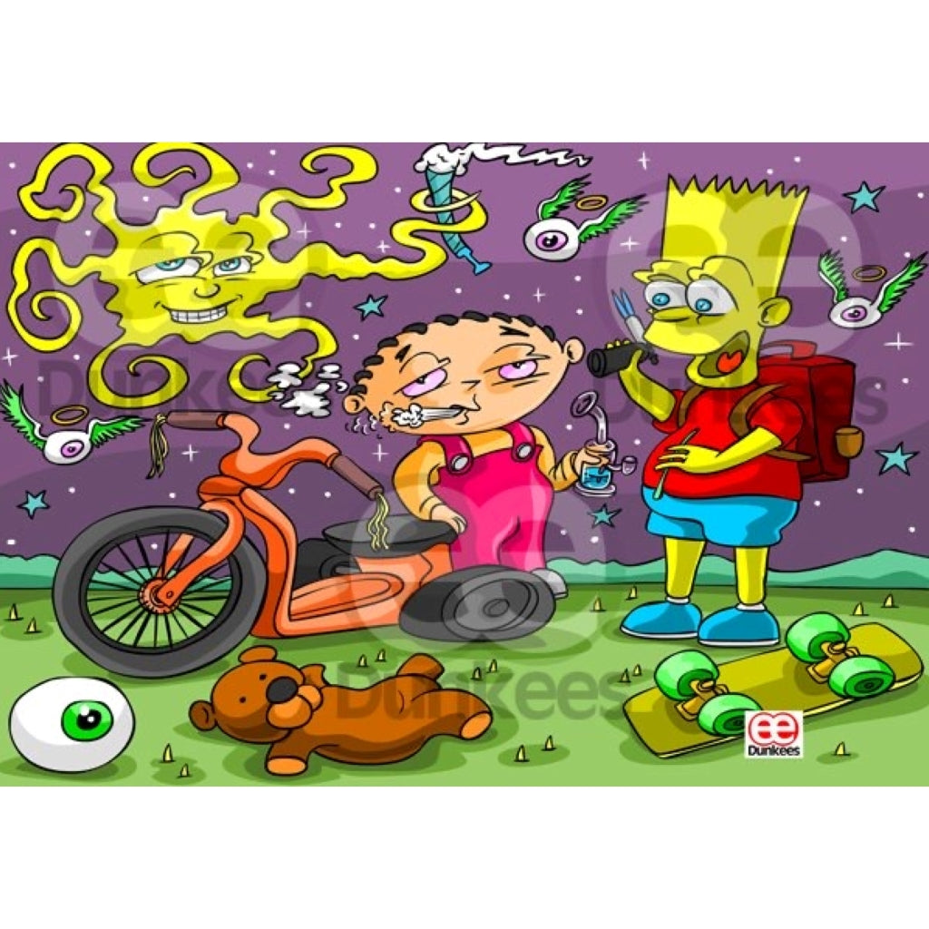 Dunkees After School Butane Dab Torch Artwork