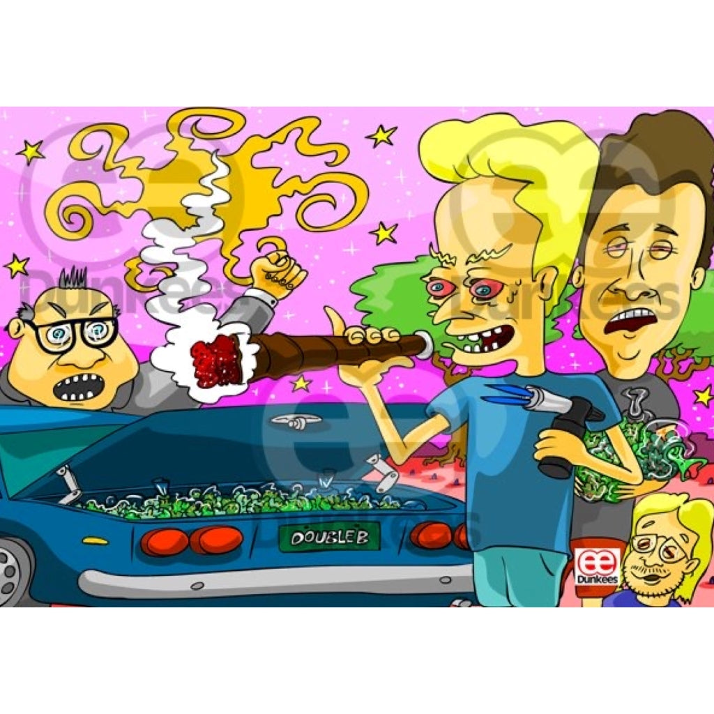 Dunkees Double B Butane Dab Torch Artwork