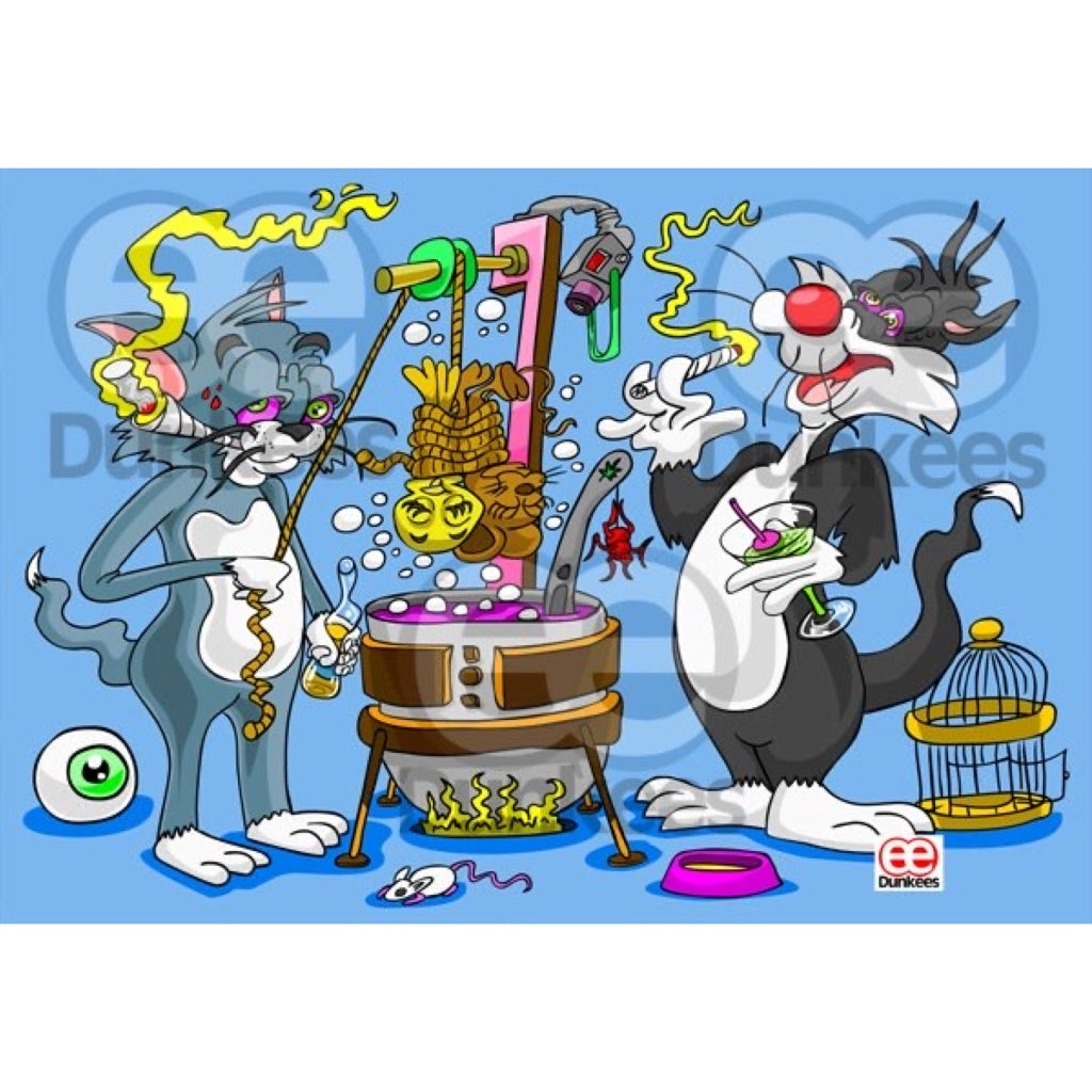 Dunkees Got’ Em Butane Dab Torch Artwork