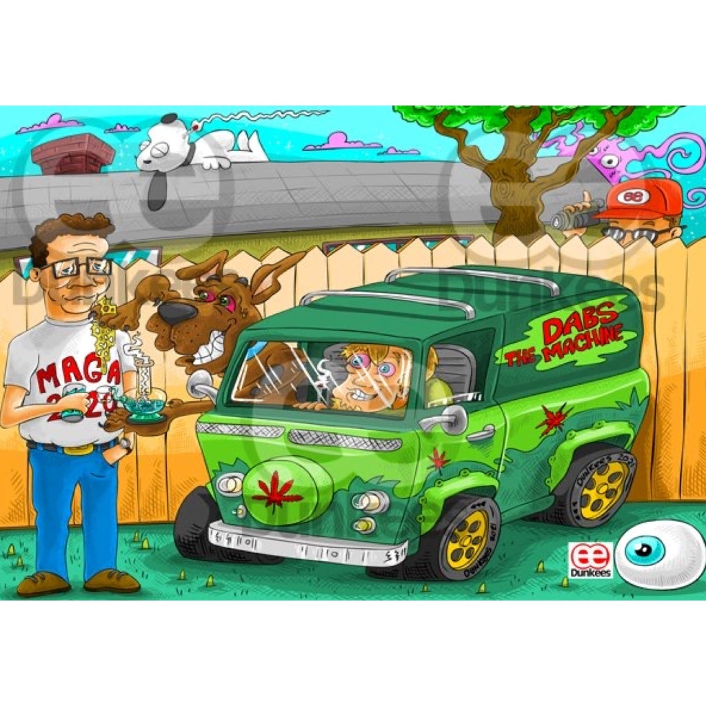 Dunkees Making Peace Butane Dab Torch Artwork