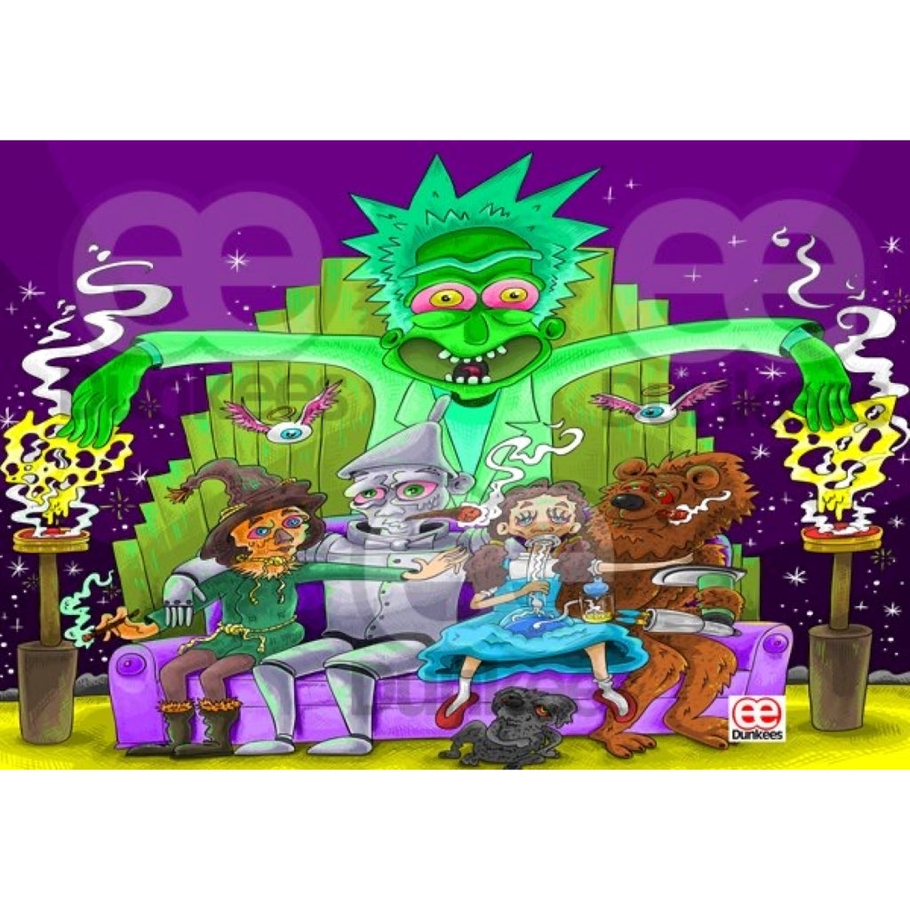 Dunkees Wizard of Ounce Butane Dab Torch Artwork