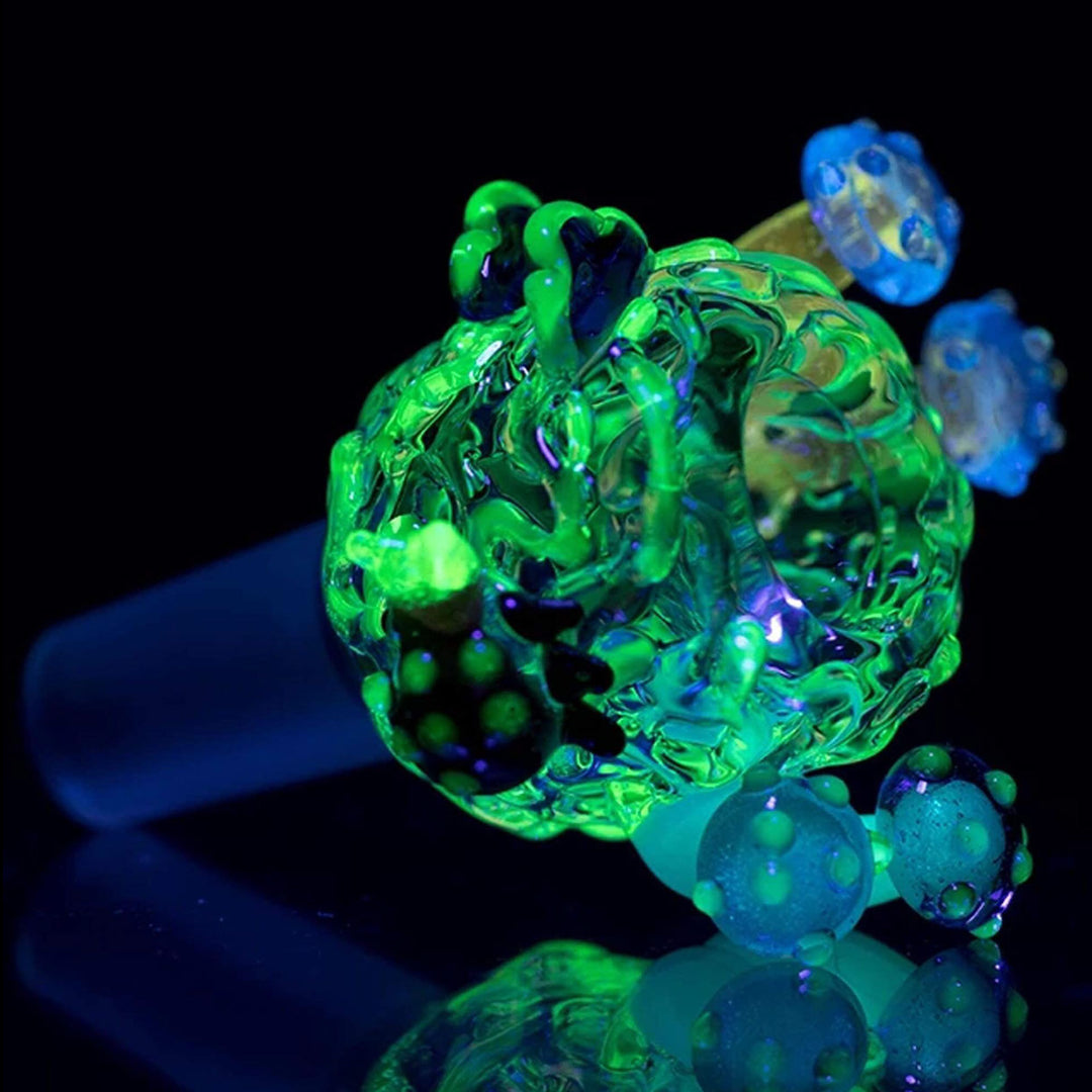 Empire Glassworks Cozmic Critters UV Reactive Bowl Piece