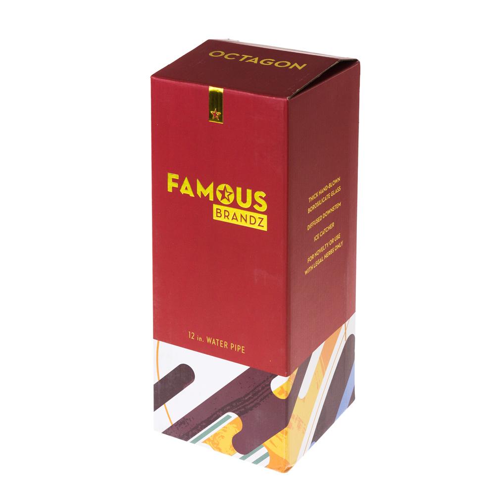 Famous X Octagon 12” Glass Beaker Bong