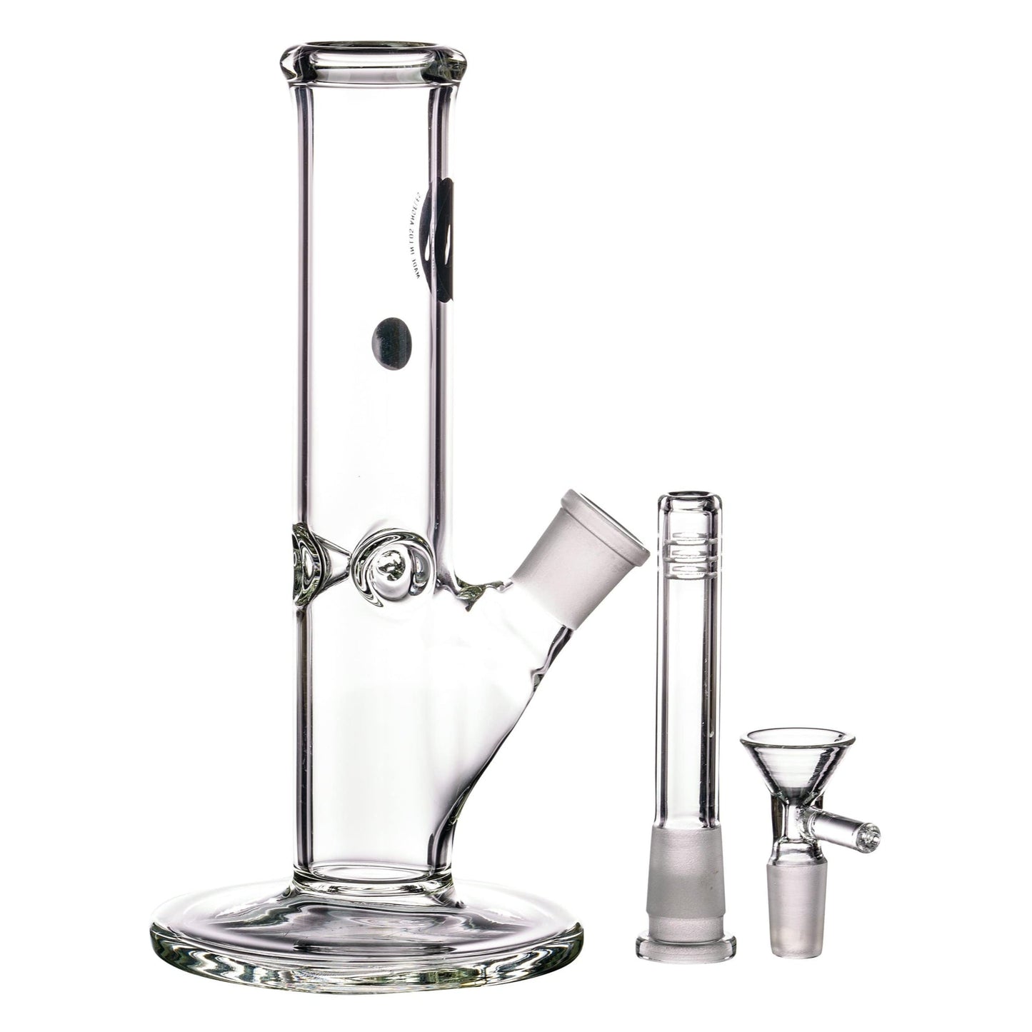 LA Pipes 8" Basic Straight Tube Bong