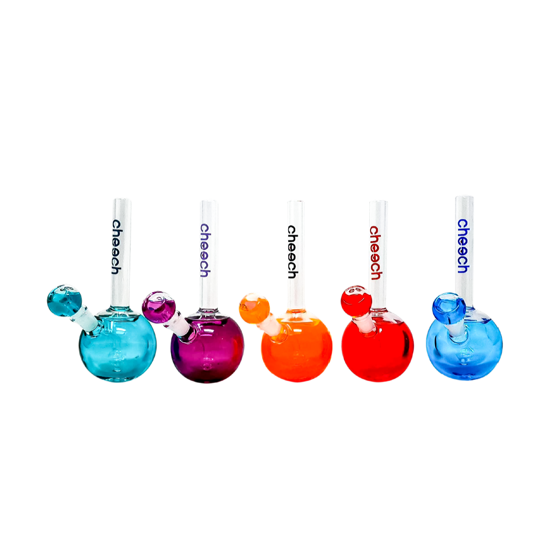 Cheech Glass 8" Long Neck Glycerin Ball