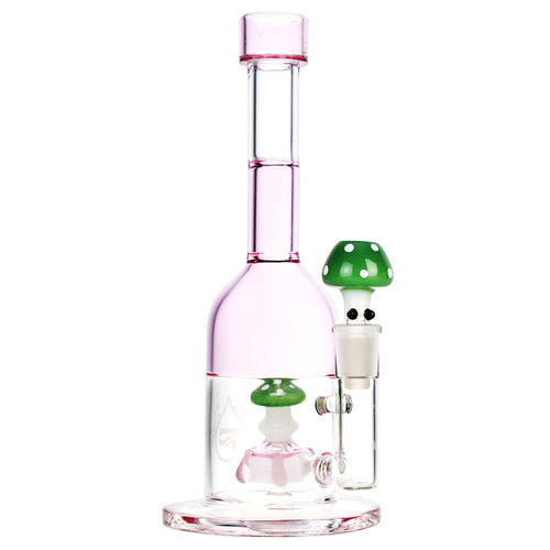 Pulsar Mushroom Perc Bong Pink