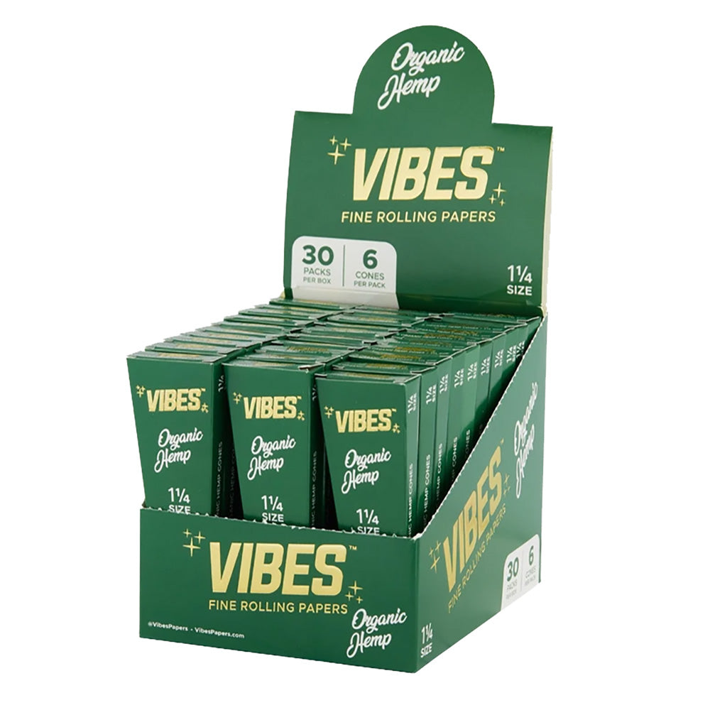 Vibes Organic Hemp Cones | Kingsize Slim