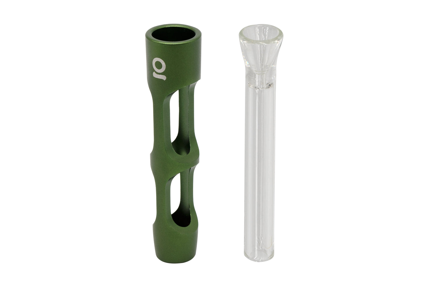 Ongrok Aluminum and Glass Chillum Pipe