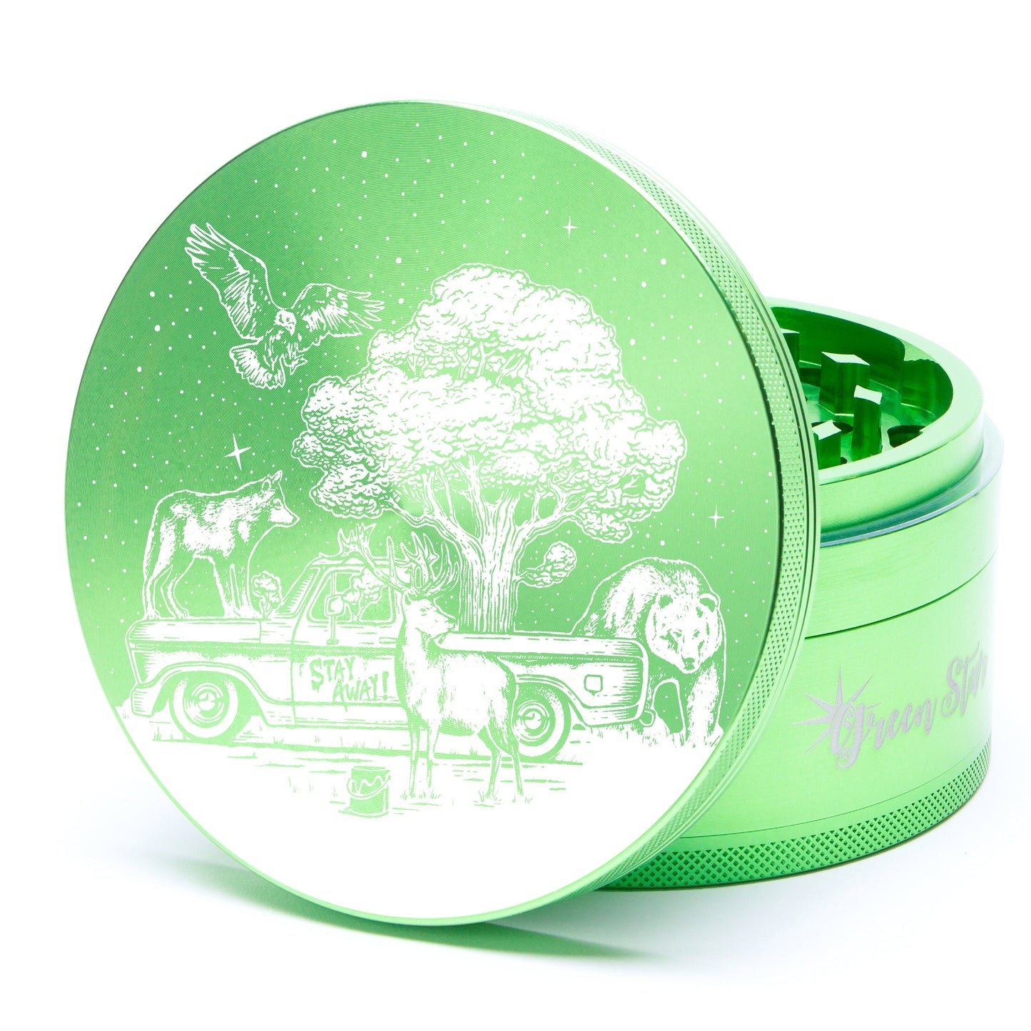 Green Star Jumbo 4-Piece Grinder