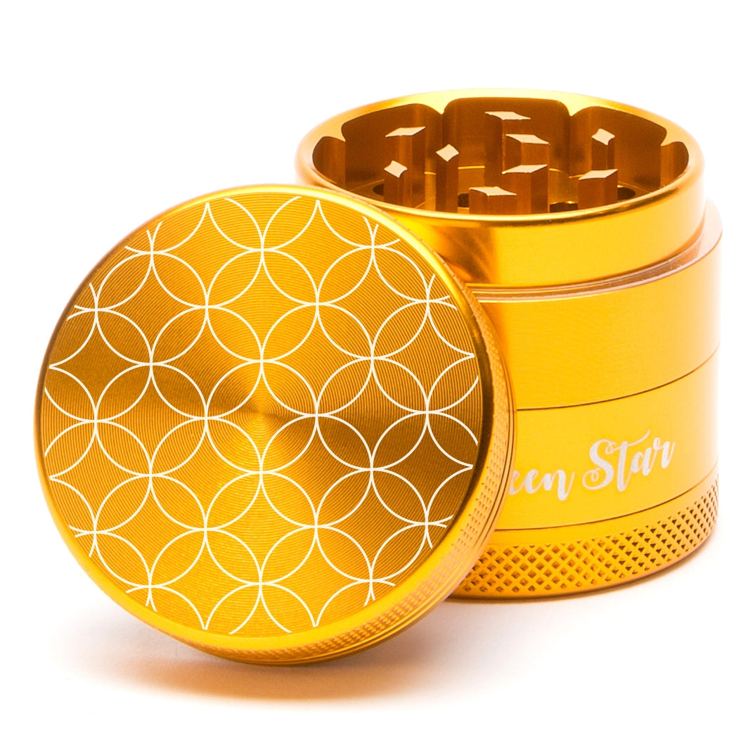 Green Star Medium 4-Piece Grinder