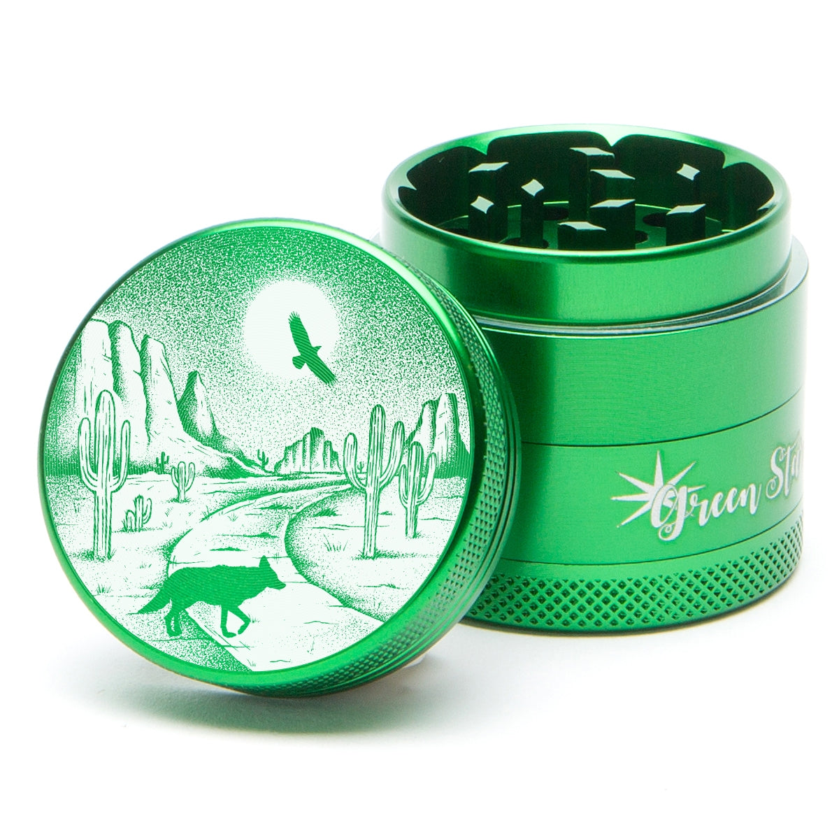 Green Star Medium 4-Piece Grinder