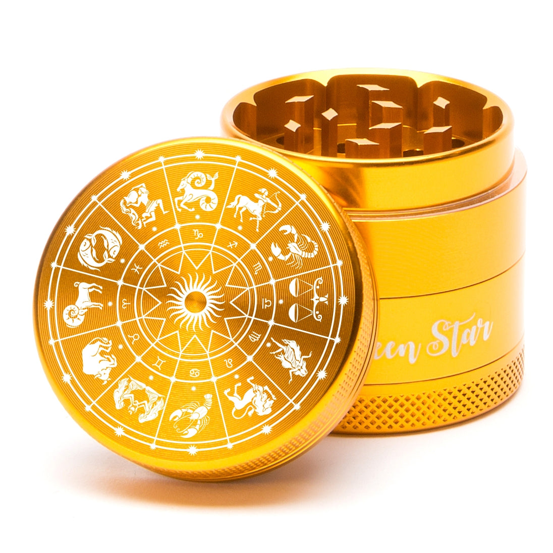 Green Star Medium 4-Piece Grinder