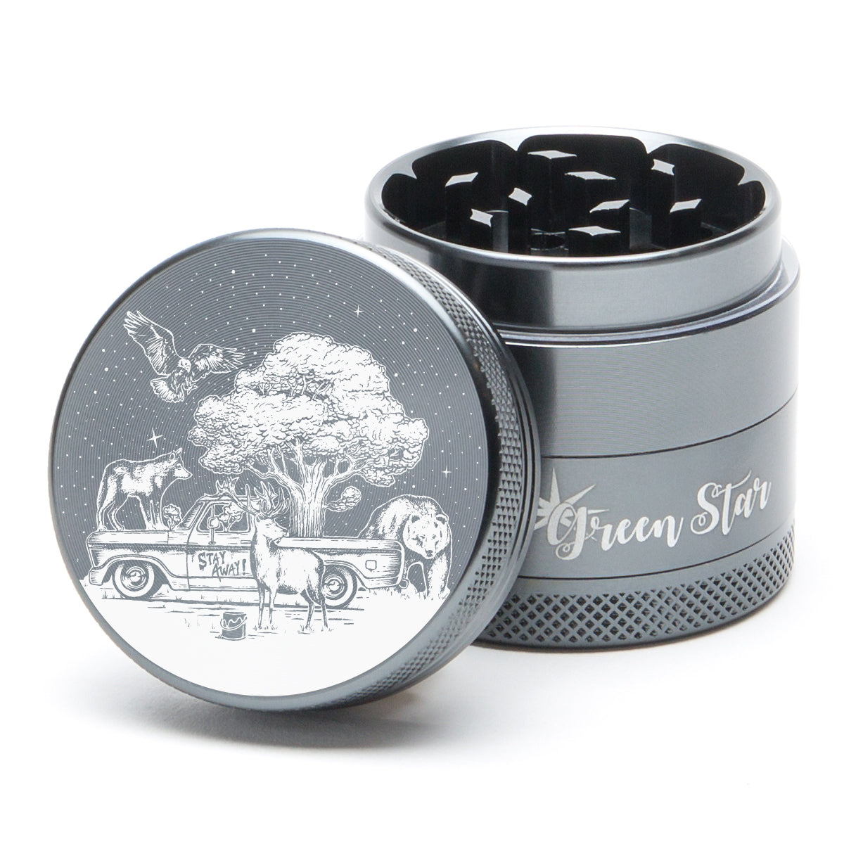 Green Star Medium 4-Piece Grinder