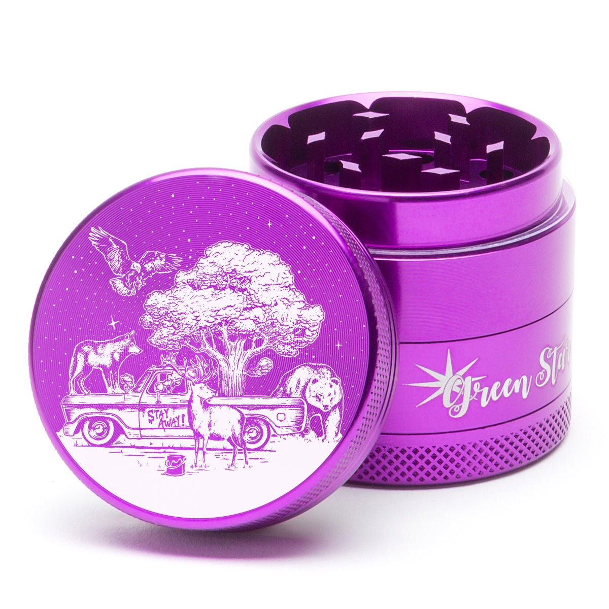 Green Star Medium 4-Piece Grinder