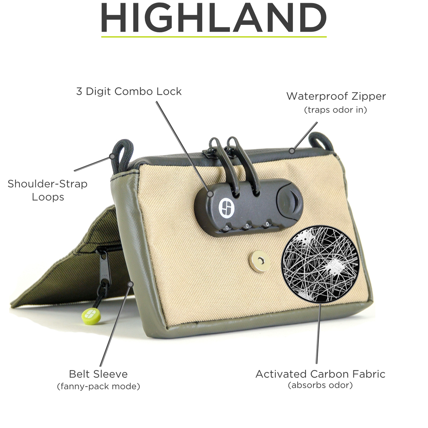 Stashlogix Highland 3.0 Smell-Proof Bag