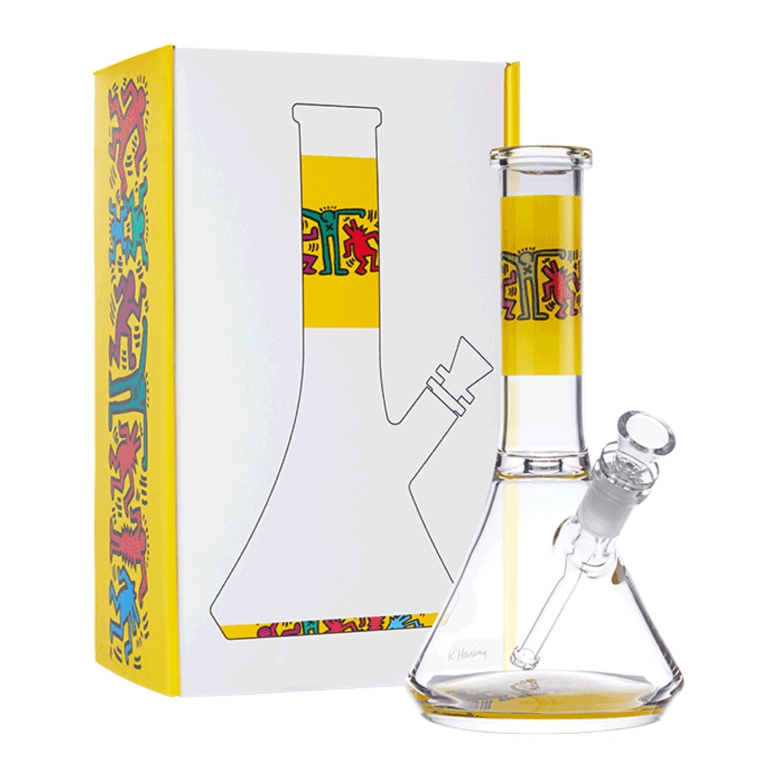 K. Haring 12.5” Beaker Bong 