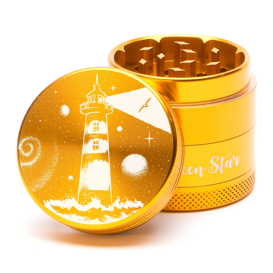 Green Star Scenic Mini 4-Piece Grinder