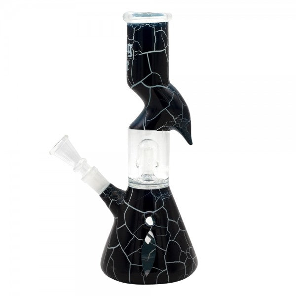 Thug Life 10" Cracked Stone Beaker Bong