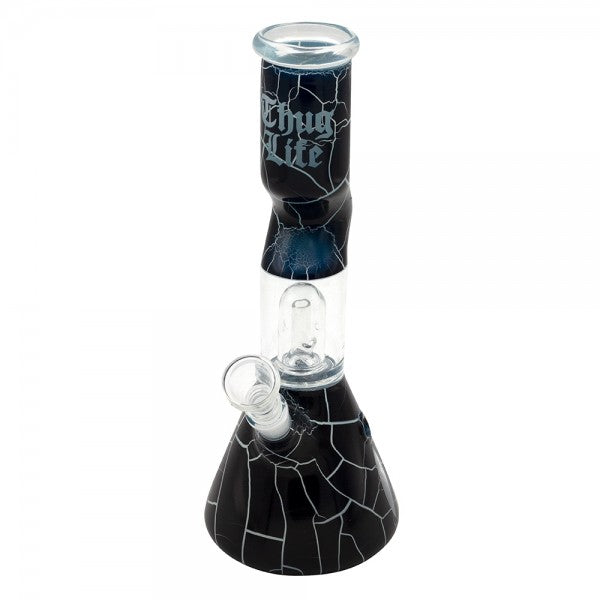 Thug Life 10" Cracked Stone Beaker Bong