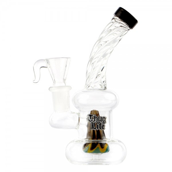 Thug Life 6" Rasta Perc Mini Bong