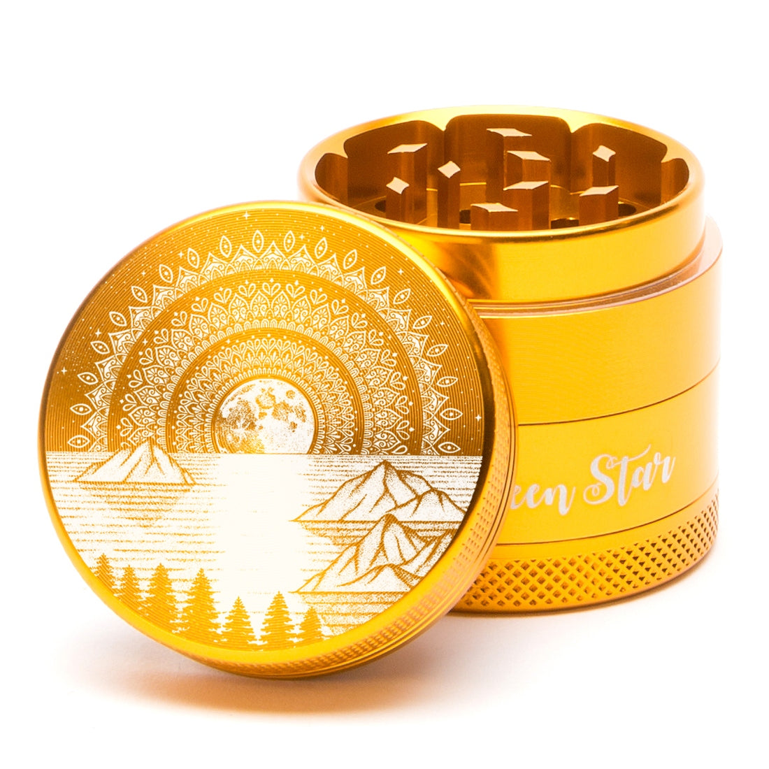 Green Star Scenic Mini 4-Piece Grinder