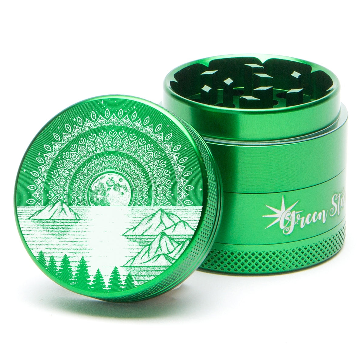 Green Star Scenic Mini 4-Piece Grinder