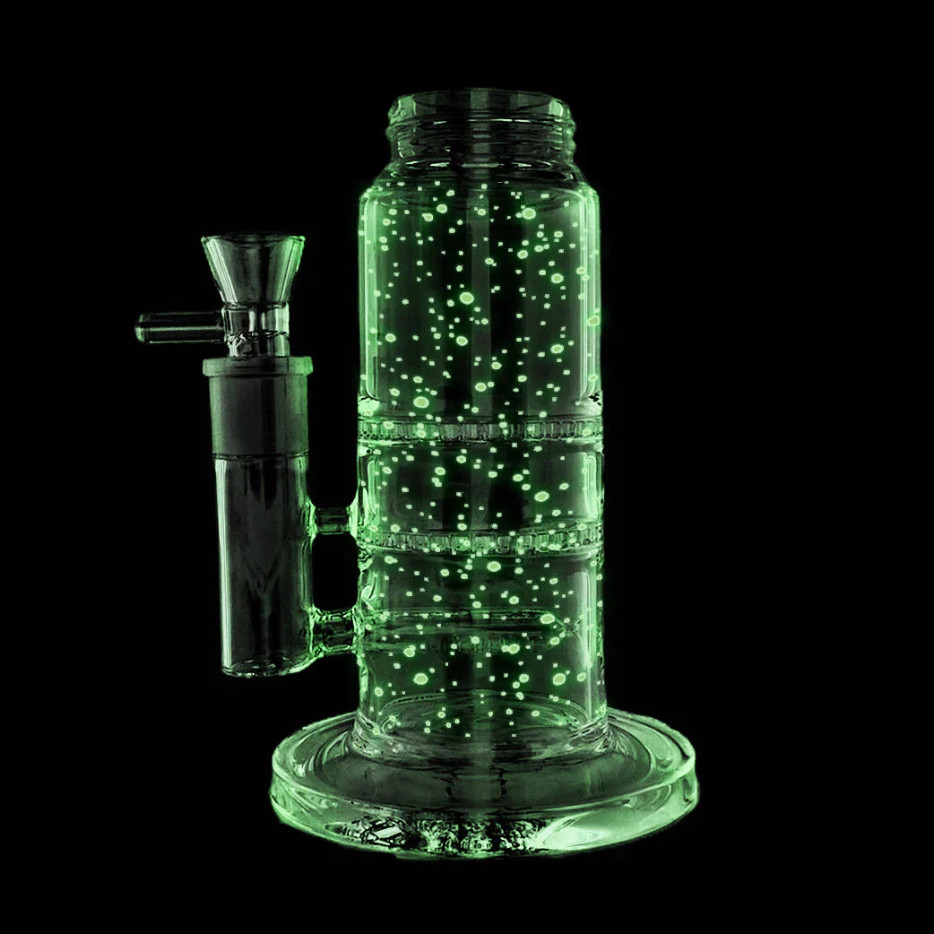 Prism Pipes Big Honeycomb Perc Bong Base Glow