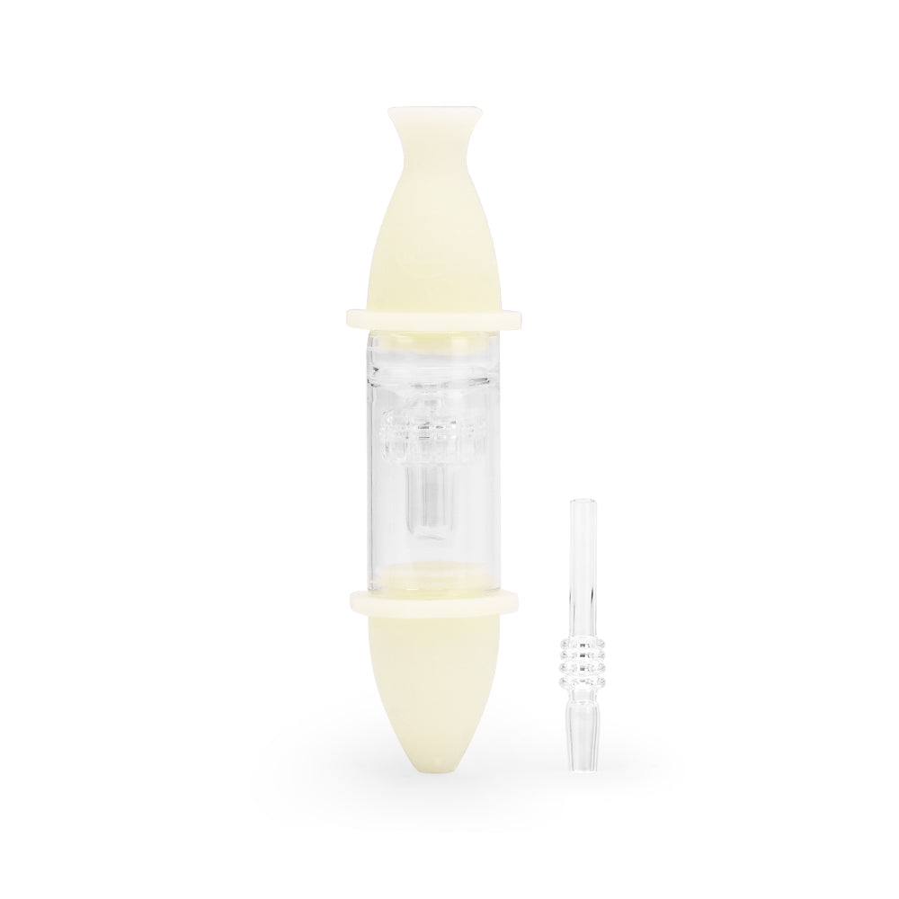 Ritual 7'' Silicone Deluxe Nectar Collector UV Titanium White