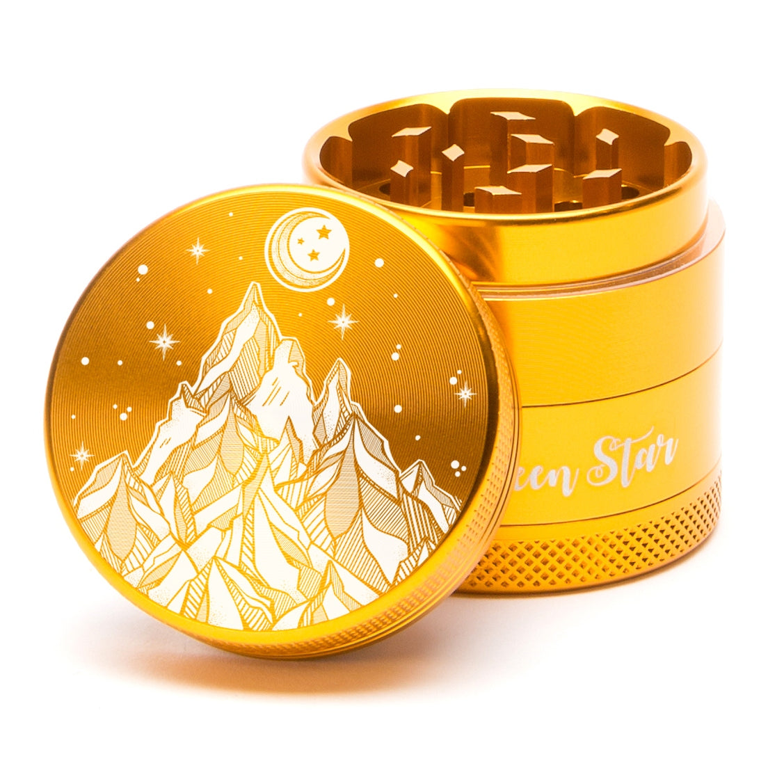 Green Star Scenic Mini 4-Piece Grinder