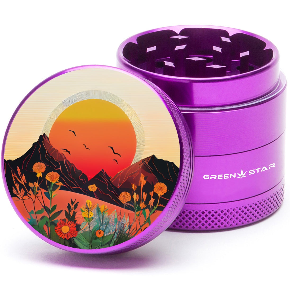 Green Star Scenic Mini 4-Piece Grinder