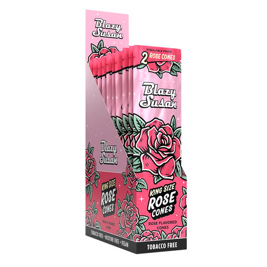 Blazy Susan King Size Pre-Rolled Rose Cones