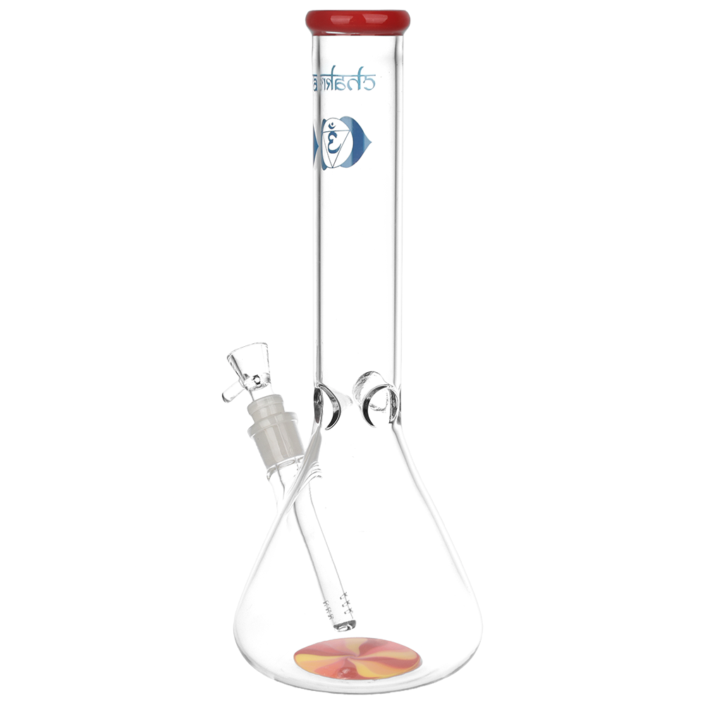 Chakra Drop of Sun 11.75" Beaker Bong