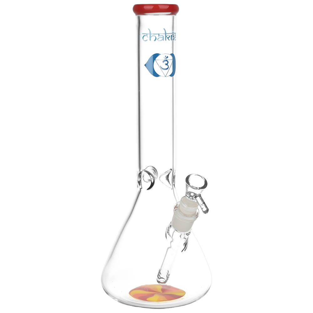 Chakra Drop of Sun 11.75" Beaker Bong