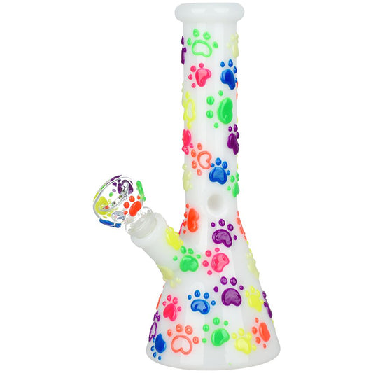 Paws for the Cause Glow 10" Beaker Bong