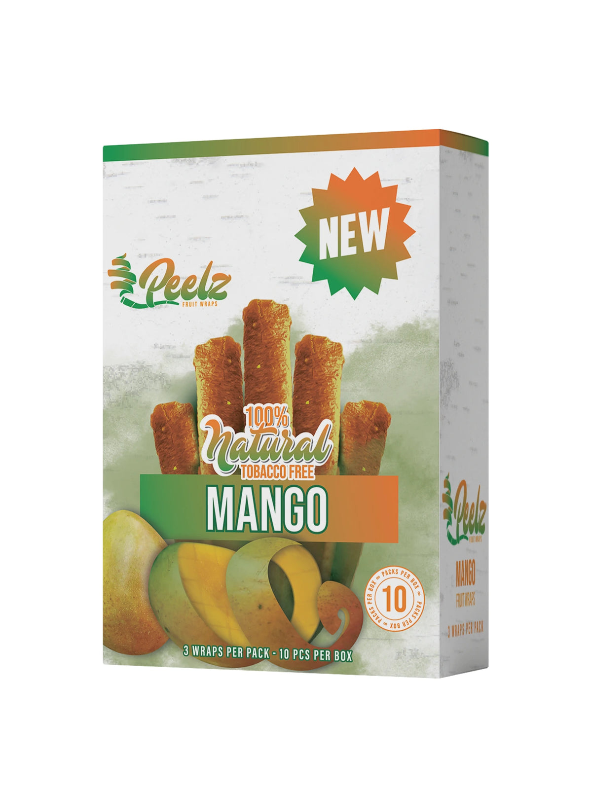 Peelz Mango Fruit Wraps – Full  Box (10 x 3-Packs) - Image 1