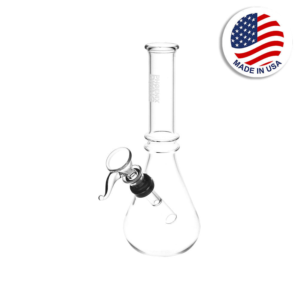 Phoenix Rising Double Ring Beaker Bong