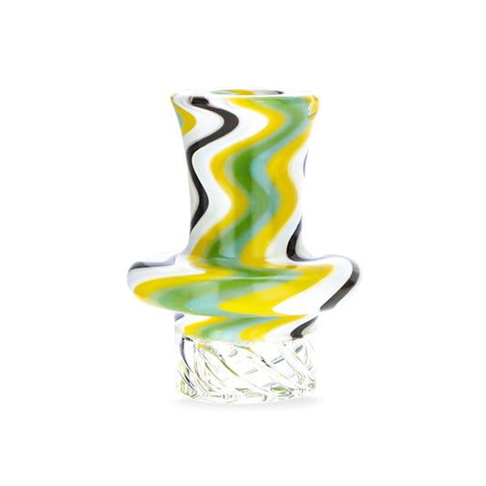 Blue Blood Spiral Carb Caps