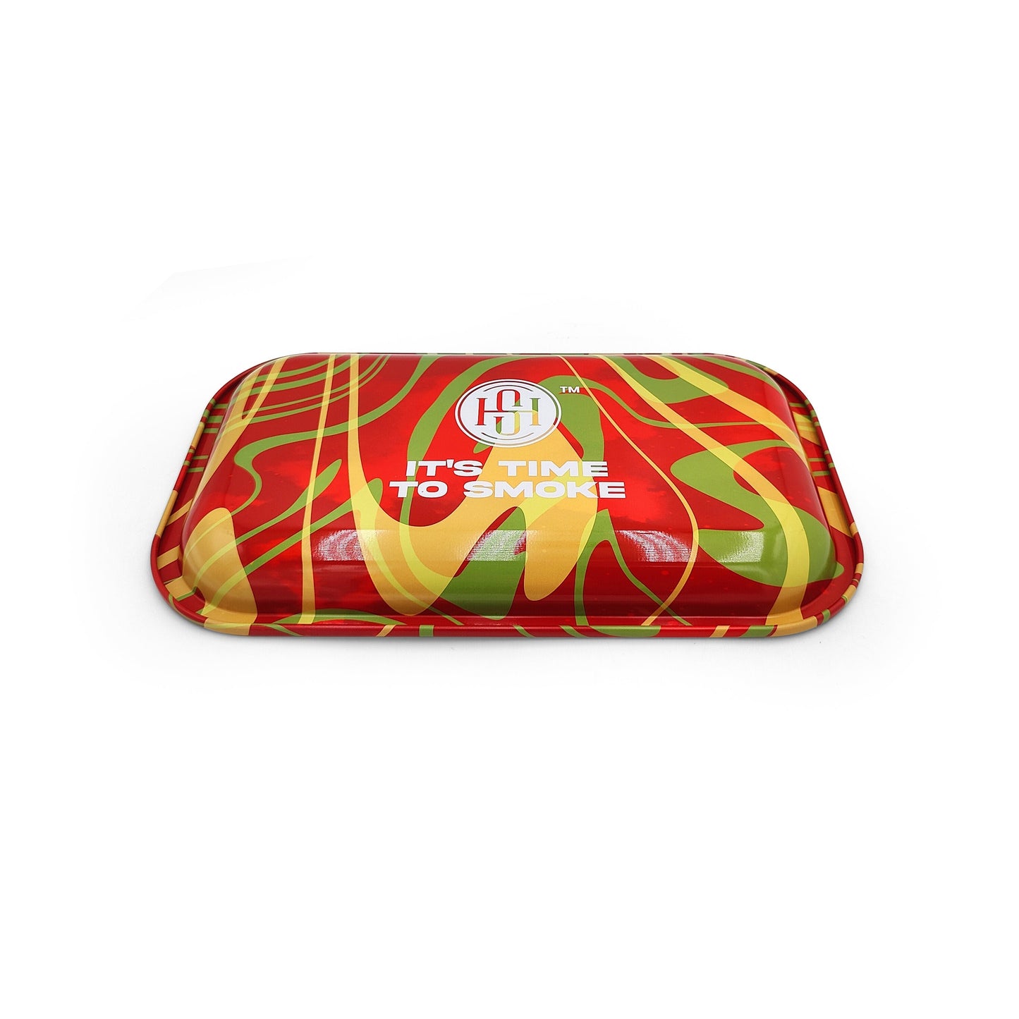 High Society Medium Rolling Tray Rasta