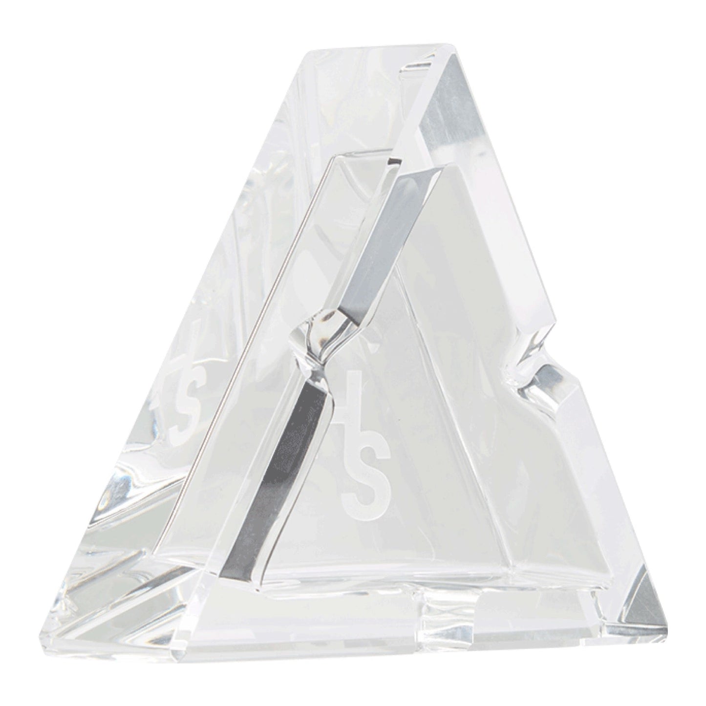 Higher Standards Crystal Glass Ashtray 