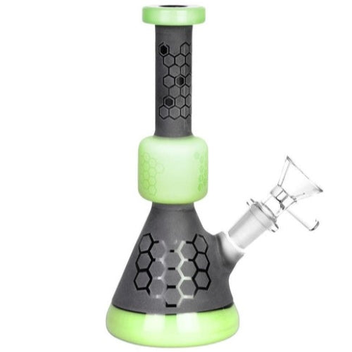 CaliConnected Black Frost Beaker Bong Green