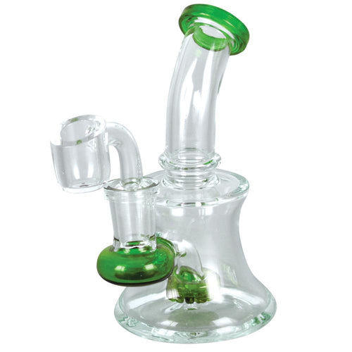 CaliConnected Mini Hourglass Dab Rig Green