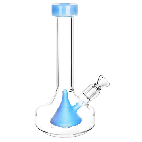 CaliConnected Wide Base Beaker Bong Blue