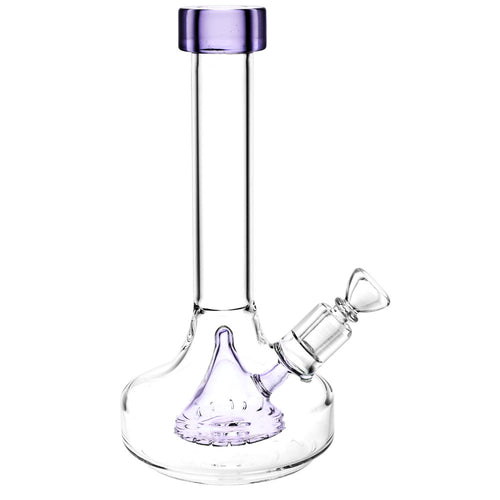 CaliConnected Wide Base Beaker Bong Purple