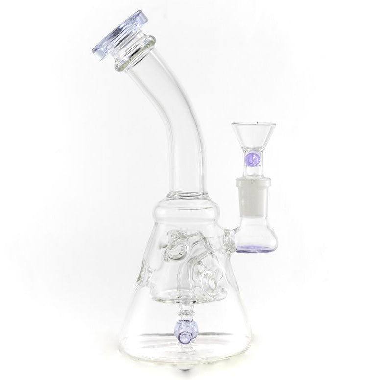 CaliConnected Mini Beaker Bong w. Helicopter Perc 🚁 