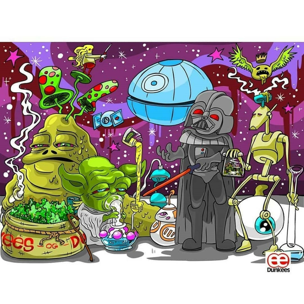 Dunkees Dab Wars Butane Dab Torch Artwork