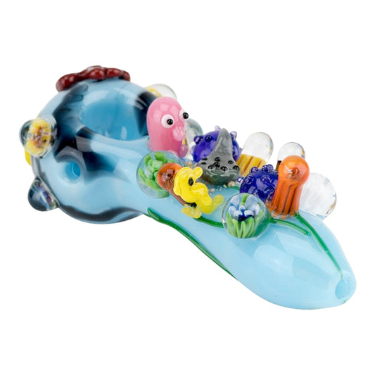 Empire Glassworks Great Barrier Reef Hand Pipe