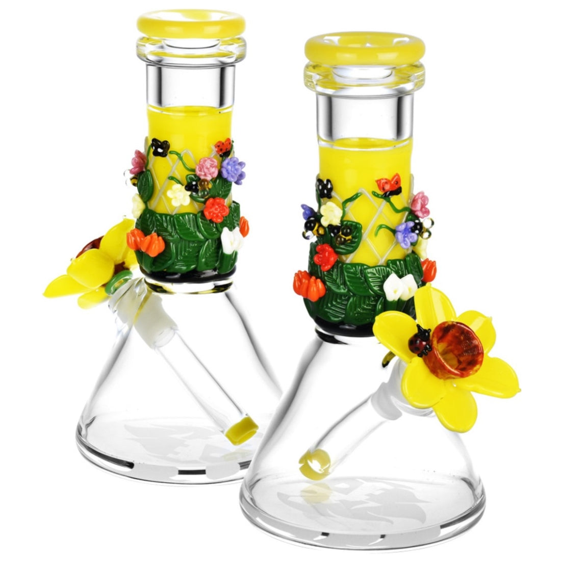 Empire Glassworks Sunshine Garden Baby Beaker Bong